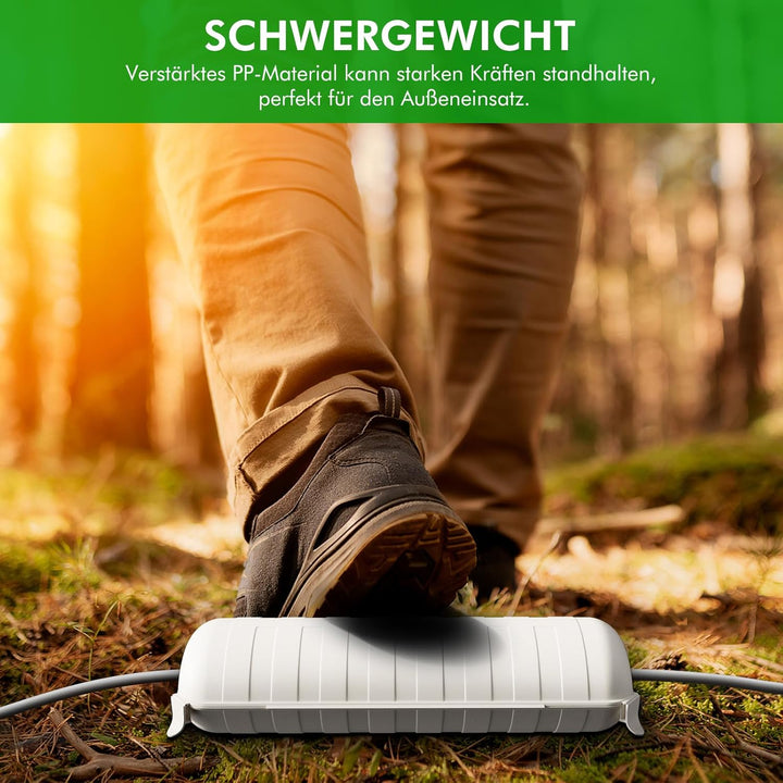 2er-Pack RESTMO Outdoor IP44 wasserdichter Safe Box (290 x 110 x 75 mm), wetterbeständige Grosse Sch