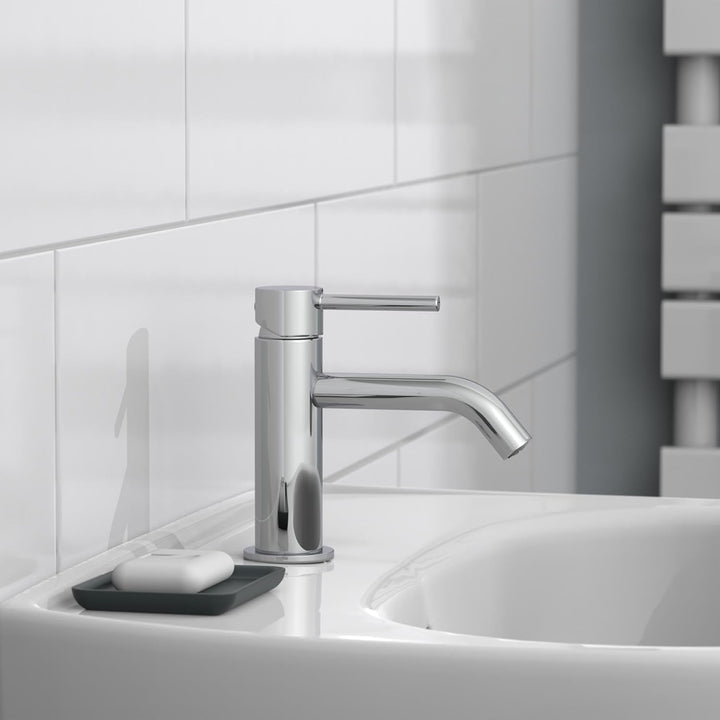 SCHÜTTE Kaltwasserhahn ARAGON 37955, Wasserhahn Bad nur für Kaltwasser, Waschtischarmatur im Gäste-W