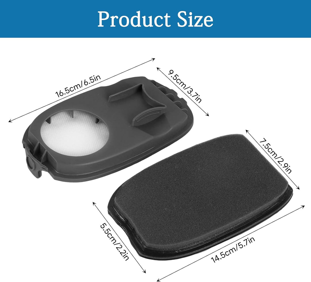2 Stück Filter Zubehör Kompatibel mit PHILIPS AquaTrio 9000 Series XW9383 XW9385 XW9382,Ersatzfilter