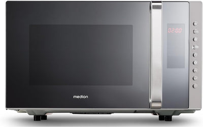 MEDION 3-in-1 Mikrowelle mit Grill und Heissluft Funktion, 800 Watt Leistung, 1200 Watt Obergrill-/H