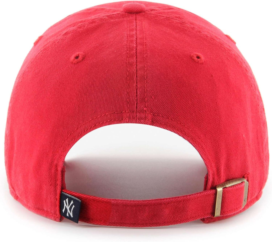 '47 New York Yankees Adjustable Cap Clean Up MLB 31 Rot, 31 Rot