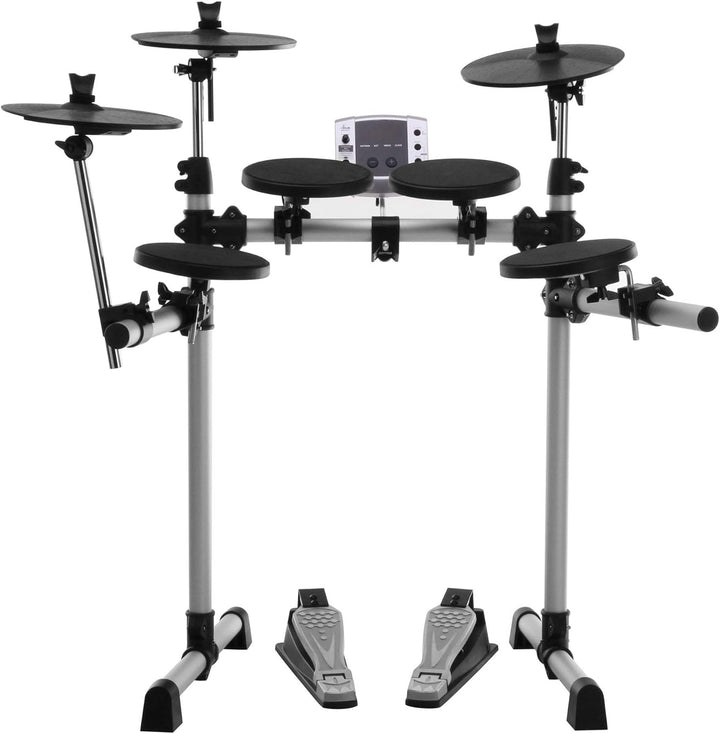 XDrum DD-400 E-Drum Set (Komplettes Schlagzeug, 4 Drum Pads, 3 Cymbal Pads, Sound Modul mit 180 Soun