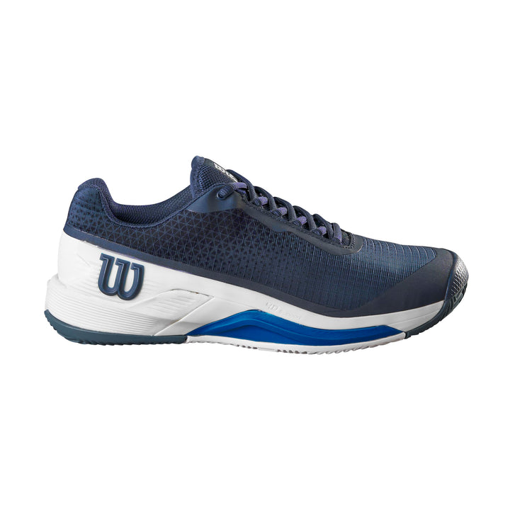 Wilson Herren Rush Pro 4.0 ClaySneaker 42 EU Navy Blazer White Lapis Blue, 42 EU Navy Blazer White L