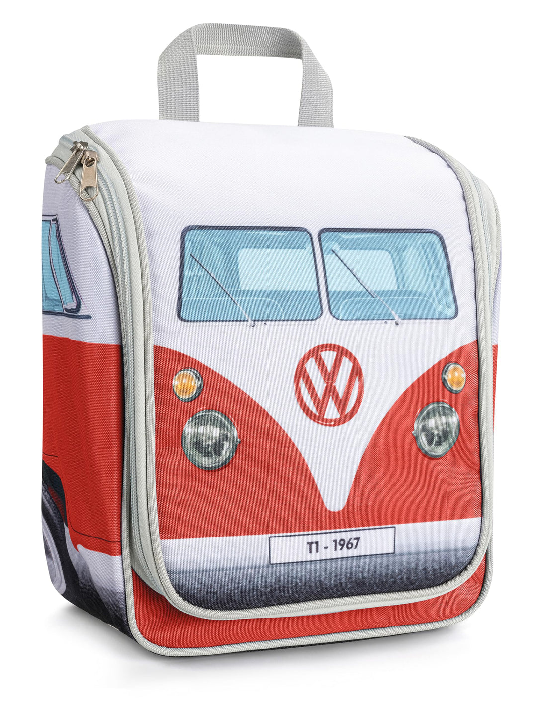 BRISA VW Collection - T1 Bulli Bus Reise-Kulturbeutel zum Aufhängen | Volkswagen Kulturtasche Kosmet