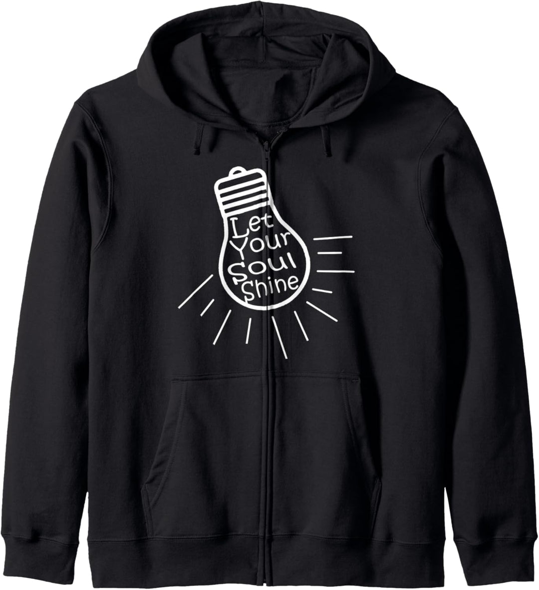 Lassen Sie Ihre Seele ein inspirierendes Motivationsgeschenk Kapuzenjacke