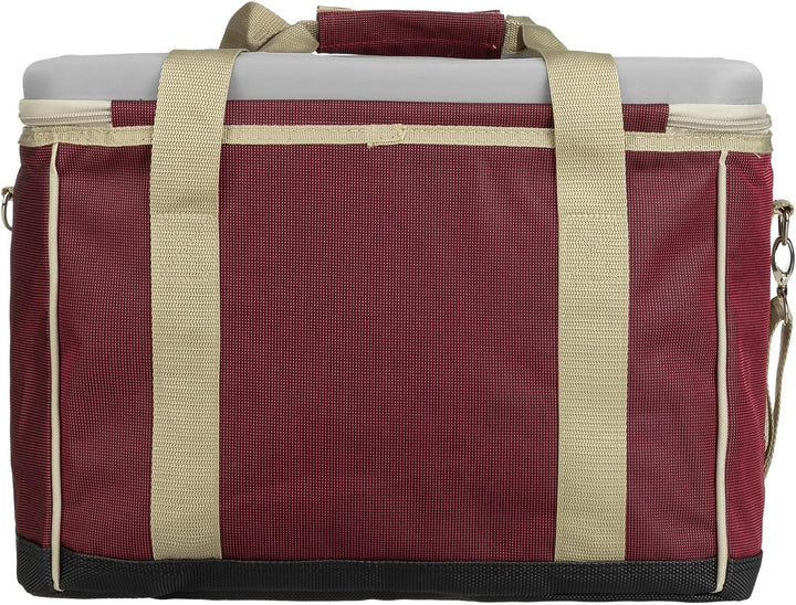 anndora Kühltasche XL 40 Liter - Isotasche Kühlbox Picknicktasche Farbauswahl XL rubinrot, XL rubinr