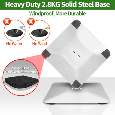 VAIIGO Heavy Duty Sign Holder Poster Stand, Adjustable Menu Display Stand Floor Standing Sign Holder