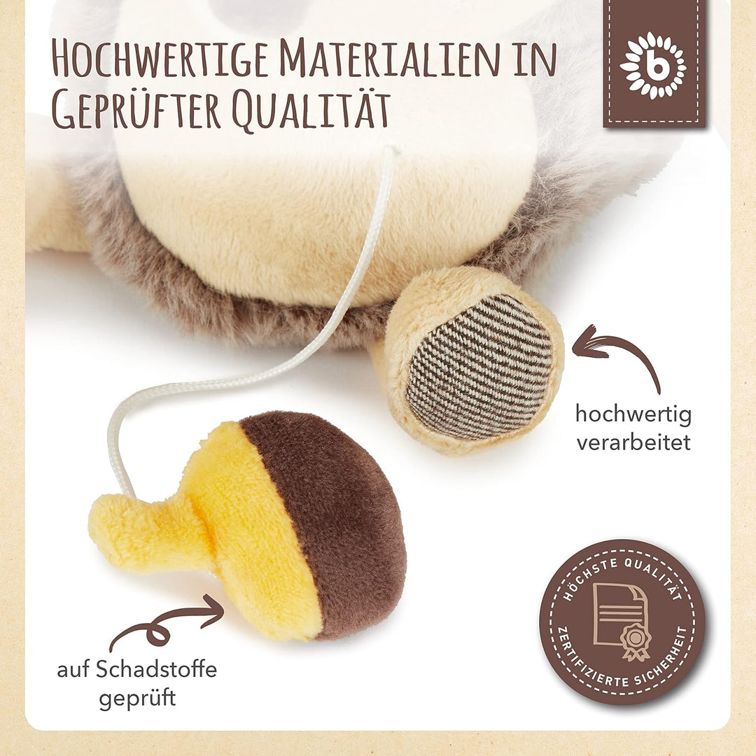 Bieco Musikspieluhr Igel | ca. 20 cm | Baby Spieluhr | Einschlafhilfe Babys | Baby Musik | Spieluhr