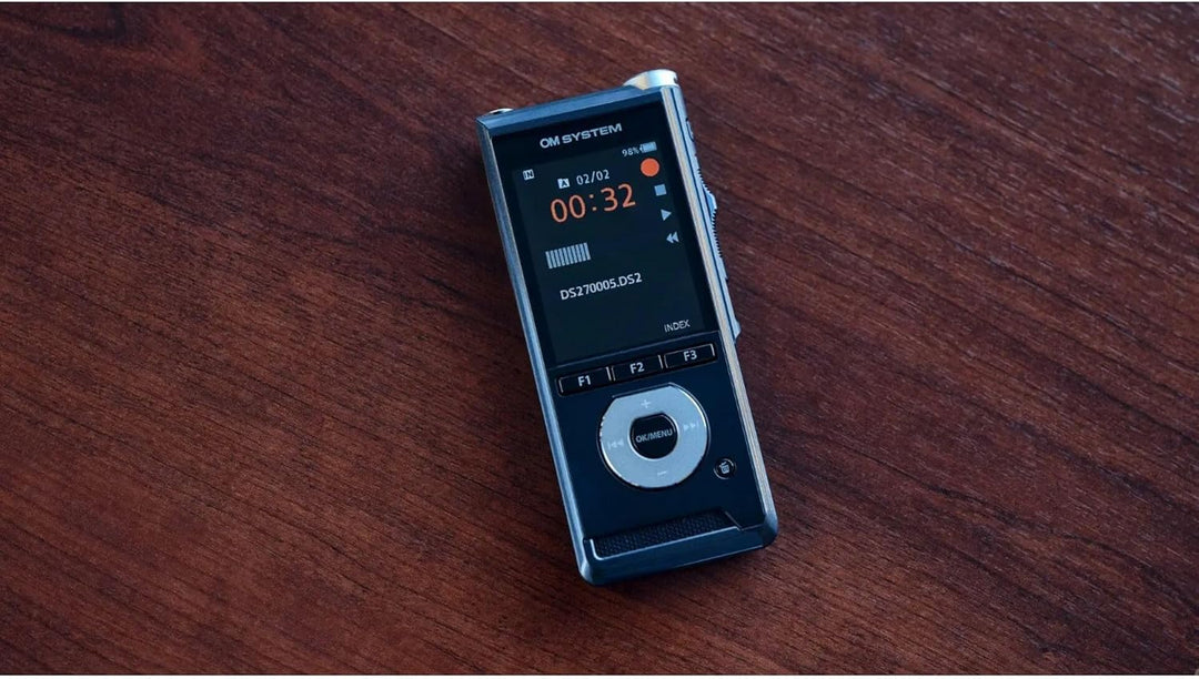 OM System DS-2700 Digitales Diktiergerät – Professioneller Voice Recorder für Windows mit ODMS R8 So