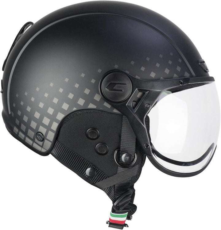 CGM Unisex – Erwachsene EBI skihelm, Schwarz Grau Matt, L (59cm)