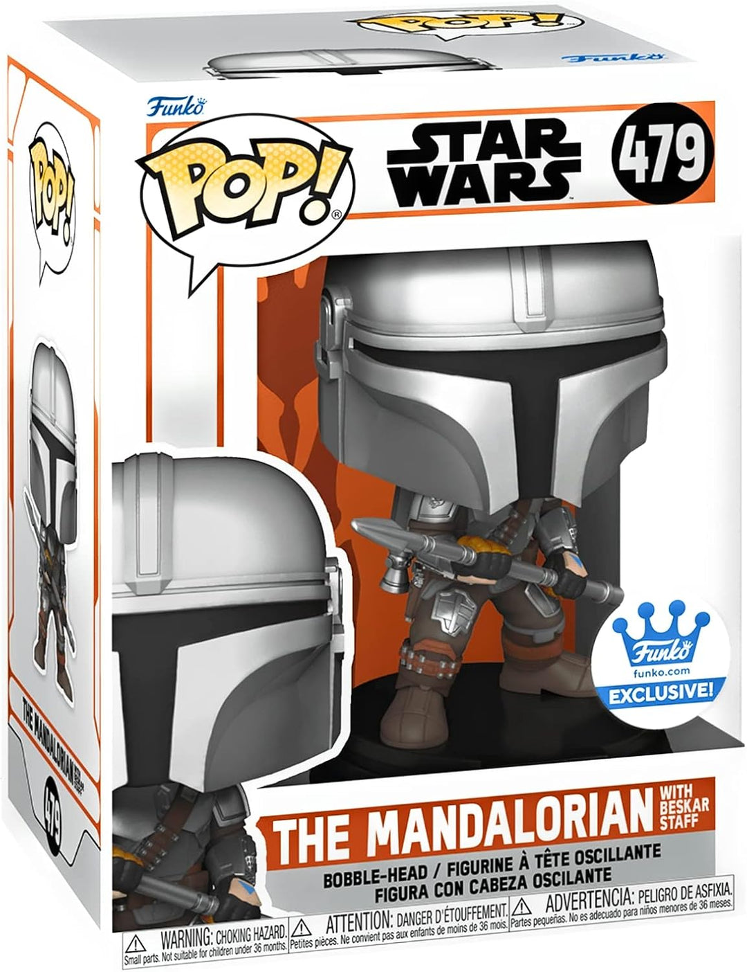 The Mandalorian with Beskar Staff Funko Exclusive