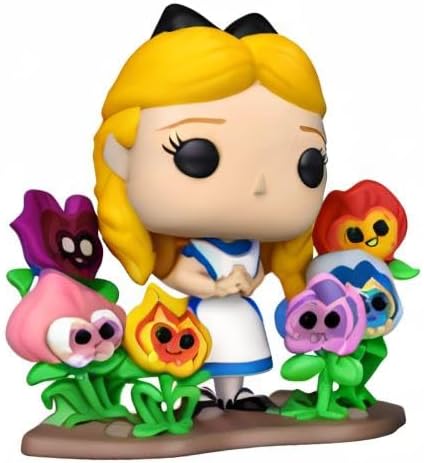 Funko Pop! Deluxe: Alice 70th– Alice mit Flowers - Alice in Wonderland - Vinyl-Sammelfigur - Geschen