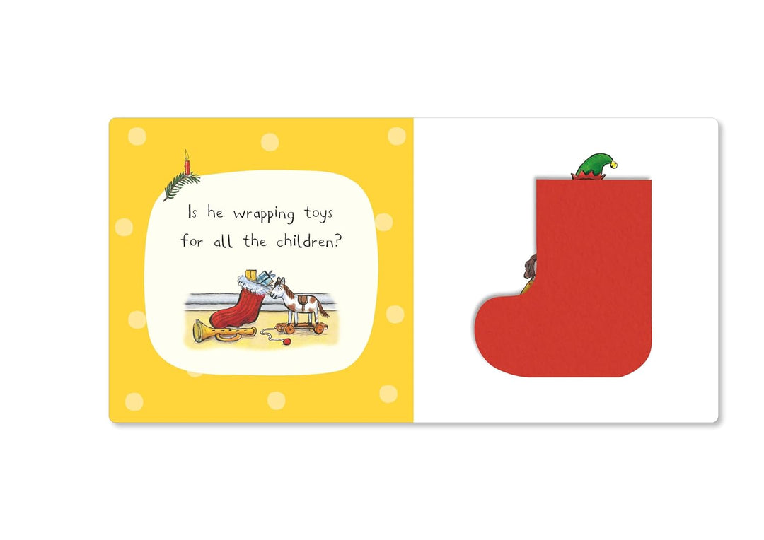 Can You Find Santa?: A Felt Flaps Book – the perfect Christmas gift for babies! (Campbell Axel Schef