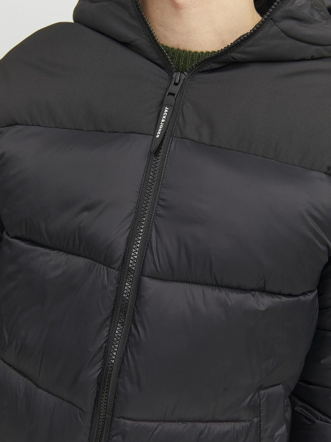 JACK & JONES Male Steppjacke Steppjacke M Schwarz, M Schwarz