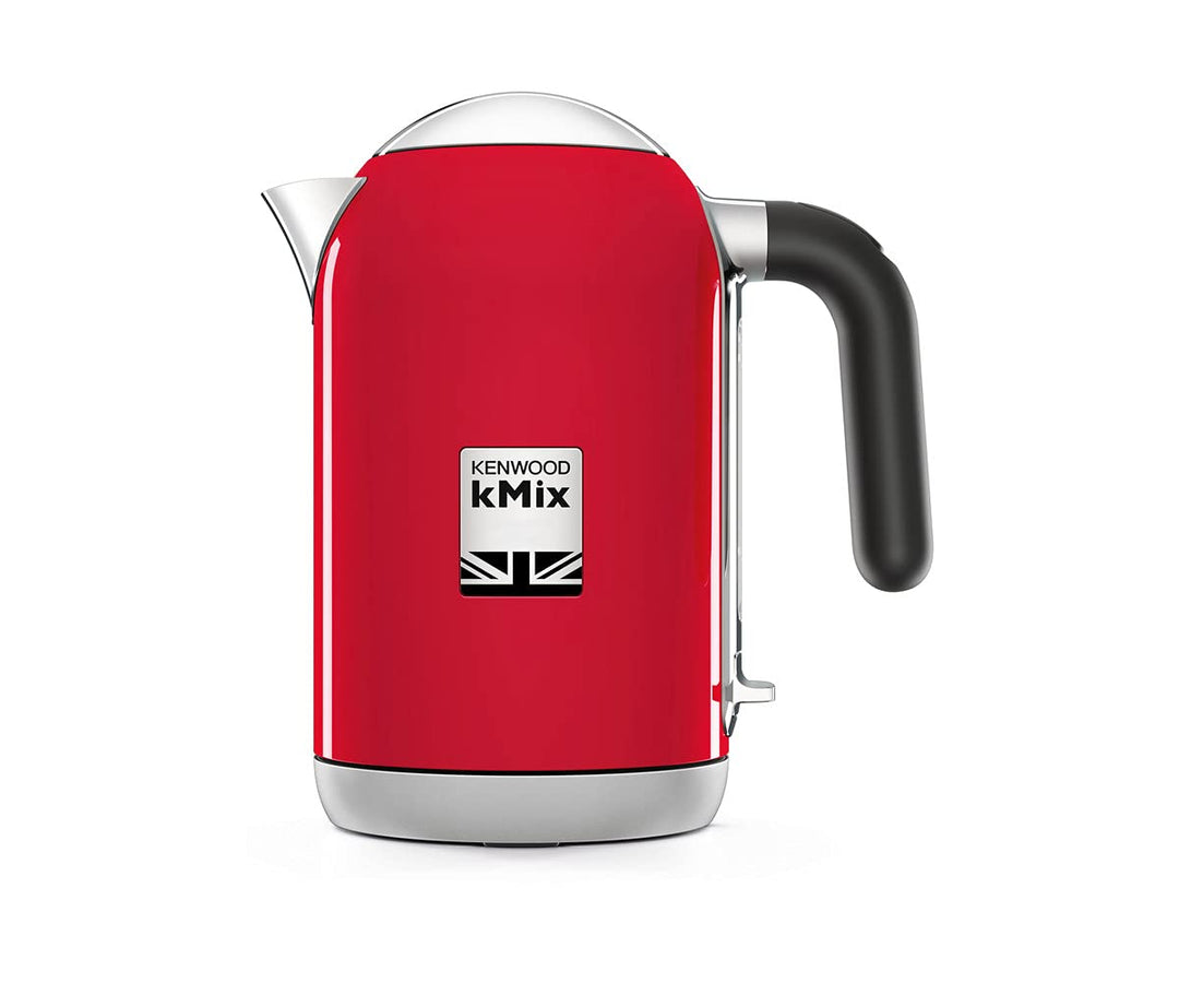 Kenwood kMix Wasserkocher ZJX740RD, hochwertiges Metallgehäuse im stylischen Design, herausnehmbarer