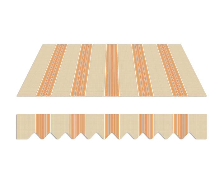 home Trends Markisenstoff 4m Markise mit Volant 4 x 3 m Markisenbespannung ersatzstoff 387 x 300cm B