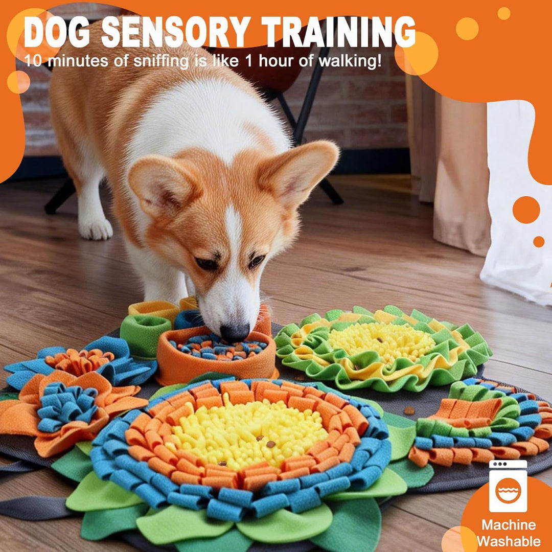 Hund Schnüffelteppich, Schnüffelteppich für Hunde Waschbar Schnüffelmatte Trainingsmatte Riechen Tra