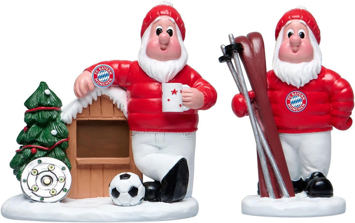 FC Bayern München Weihnachtsfigur 2er Set FCB