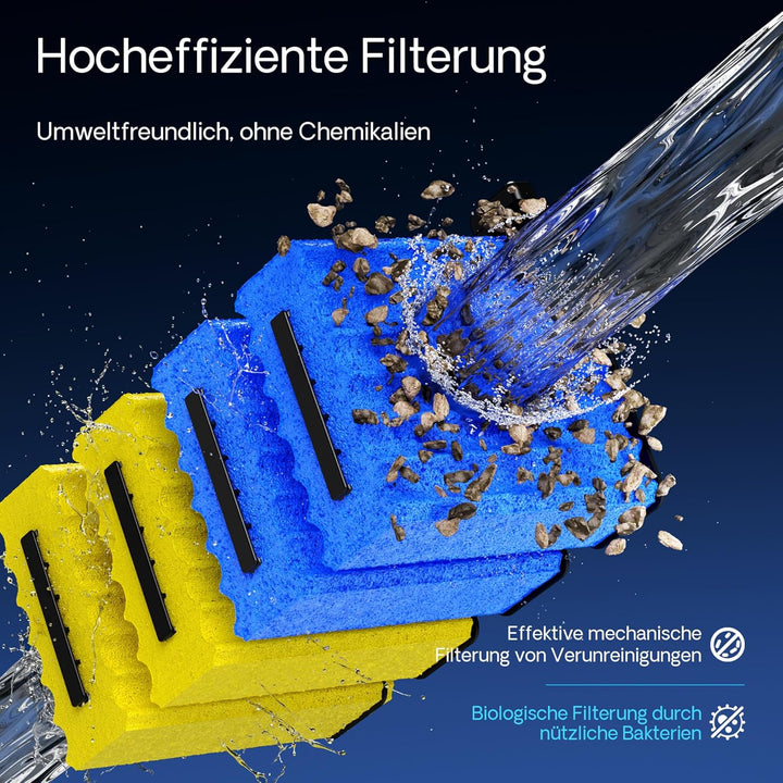 SunSun Bio CBF-350C Teichfilter bis 90000L Teichvolumen max. 10000L/h 3-Kammer Durchlauffilter Modul