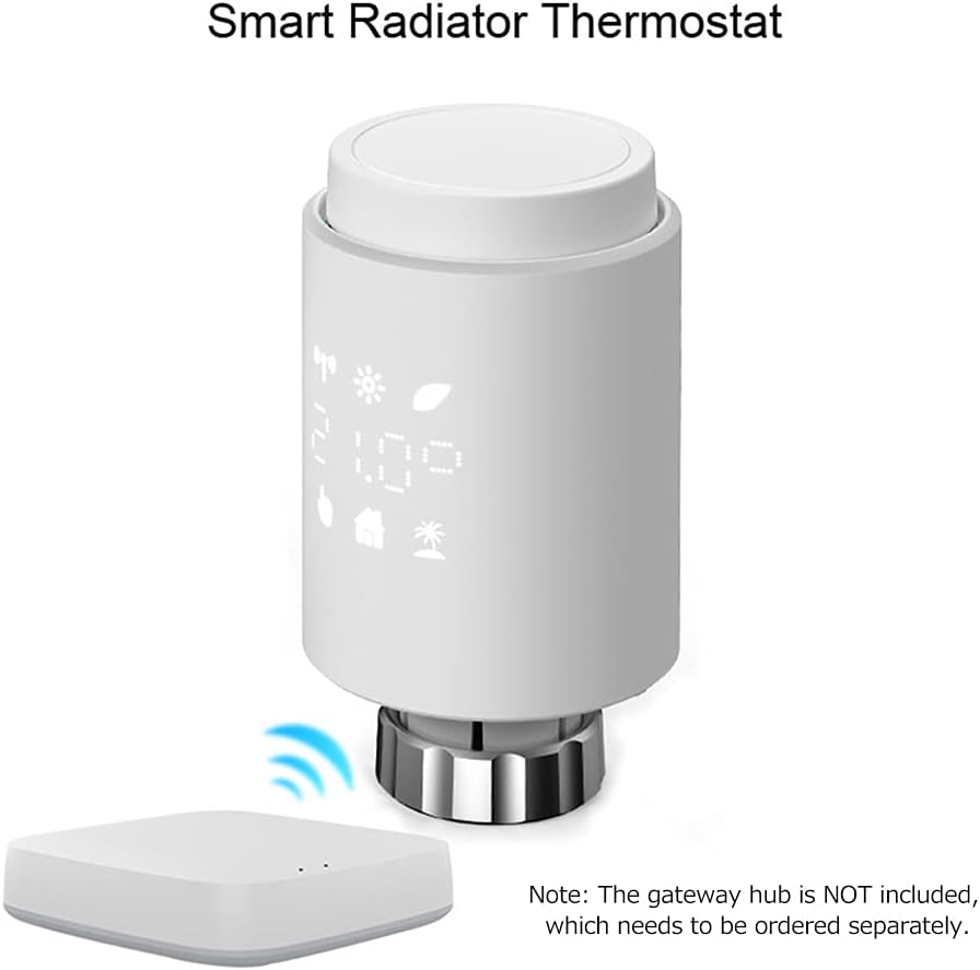 Smartes Heizkörperthermostat, Programmierbarer Heizungsthermostat, Thermostat Heizung Digital,Hausha