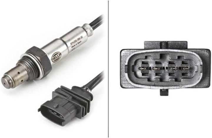 HELLA 6PA 358 066-001 Lambdasonde - 4-polig - vor Katalysator - Kabel: 630mm