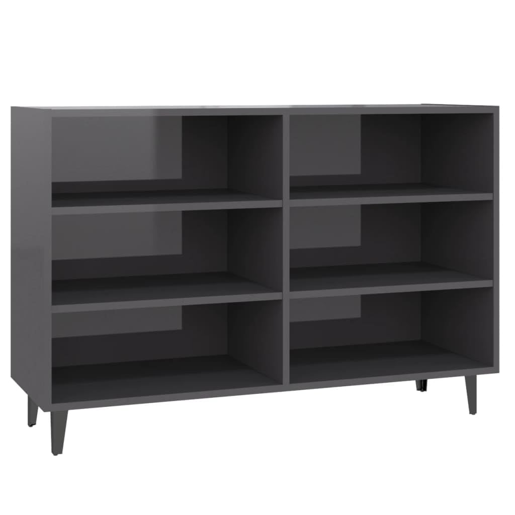 vidaXL Sideboard Beistellschrank Kommode Schrank Anrichte Bücherregal Bücherschrank Mehrzweckschrank