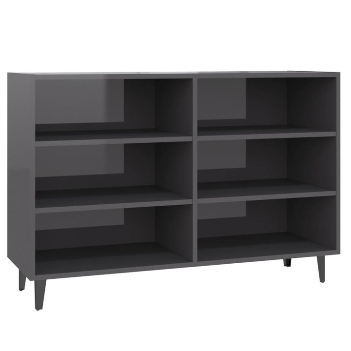 vidaXL Sideboard Beistellschrank Kommode Schrank Anrichte Bücherregal Bücherschrank Mehrzweckschrank