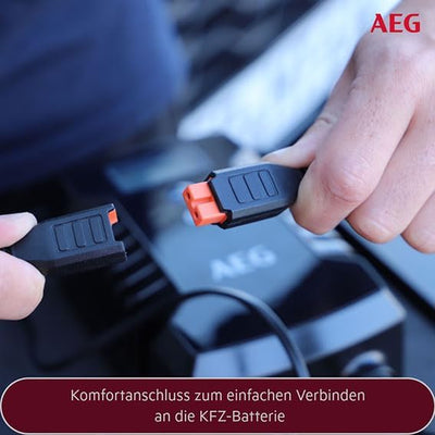 AEG Automotive 10617 Mikroprozessor-Ladegerät für Auto Batterie LD 6.0, 6 Ampere für 6/12 V, 7-HF La