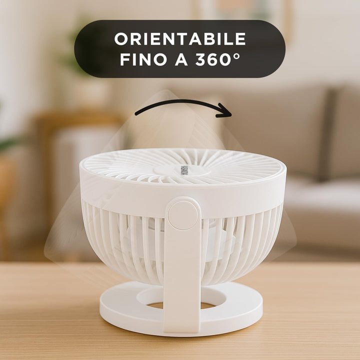 KASANOVA MINI-VENTILATOR W 5 WEISS, Weiss