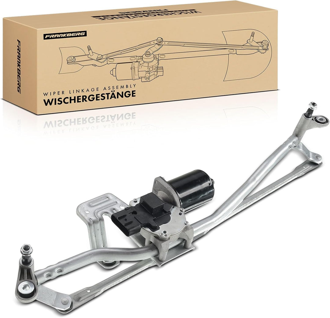Frankberg Wischergestänge mit Wischermotor Vorne für Jumper Ducato Boxer Bus Kasten Pritsche/Fahrges