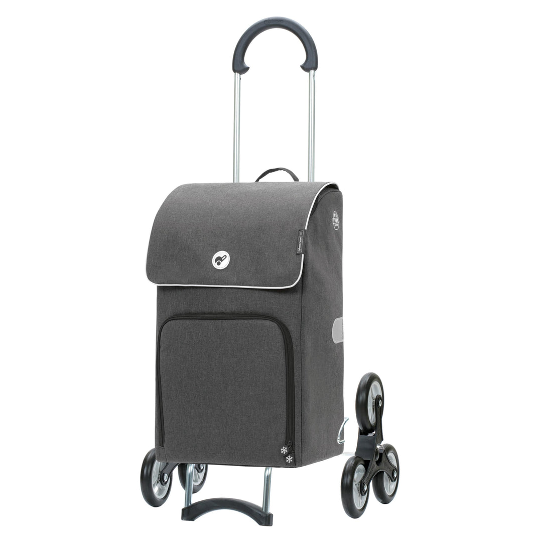 ANDERSEN Einkaufstrolley - Treppensteiger Scala Shopper Ipek Maxi anthrazit | ideal für Treppen, kla