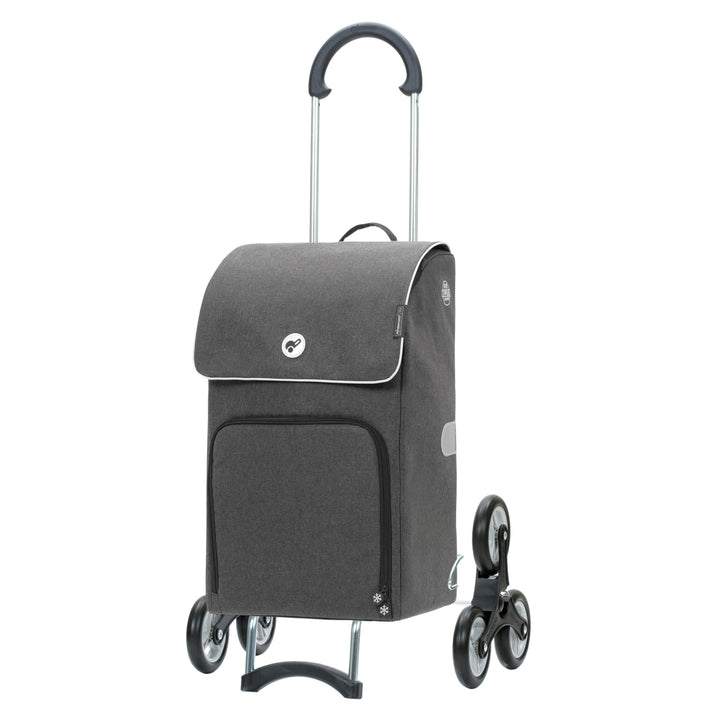 ANDERSEN Einkaufstrolley - Treppensteiger Scala Shopper Ipek Maxi anthrazit | ideal für Treppen, kla