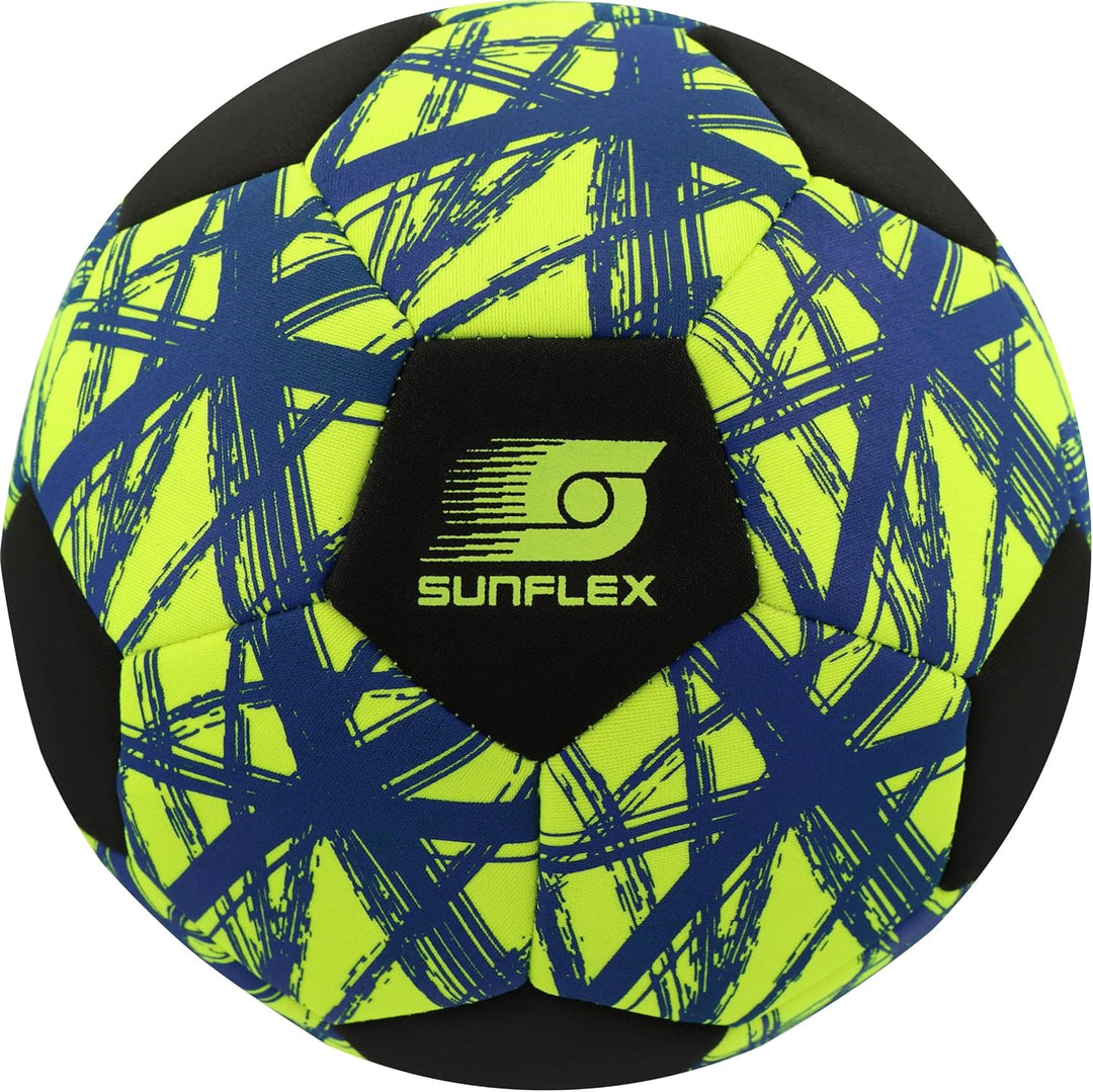 Sunflex® Neopren Zubehör Fussball Funky | Beach-Fussball zum Barfuss Spielen | weich und robust für