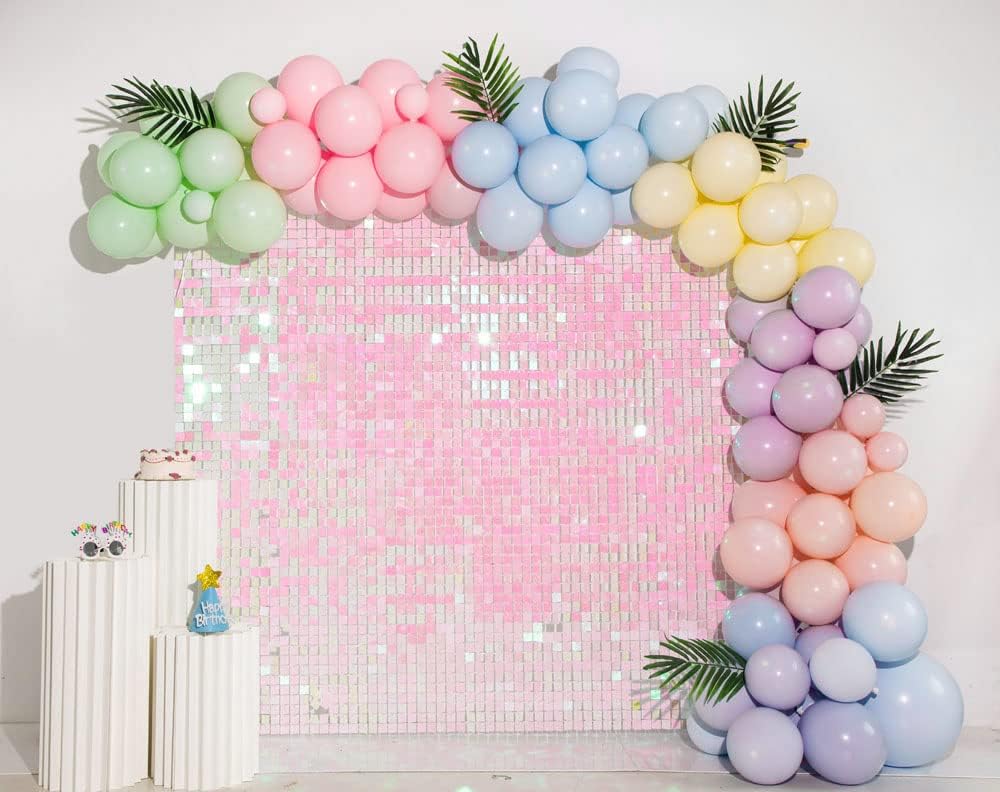 Kate Shimmer Wall Panels Pailletten Wand Rosa Pailletten Hintergrund Pailettenvorhang Party Panels f