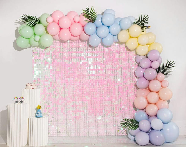 Kate Shimmer Wall Panels Pailletten Wand Rosa Pailletten Hintergrund Pailettenvorhang Party Panels f