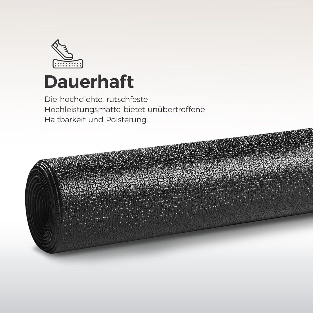Sunny Health &amp; Fitness rutschfeste Heimtrainingsmatte für Laufband, Gerätematte, Schutzmatte aus Sch