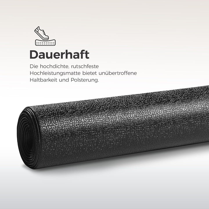 Sunny Health &amp; Fitness rutschfeste Heimtrainingsmatte für Laufband, Gerätematte, Schutzmatte aus Sch