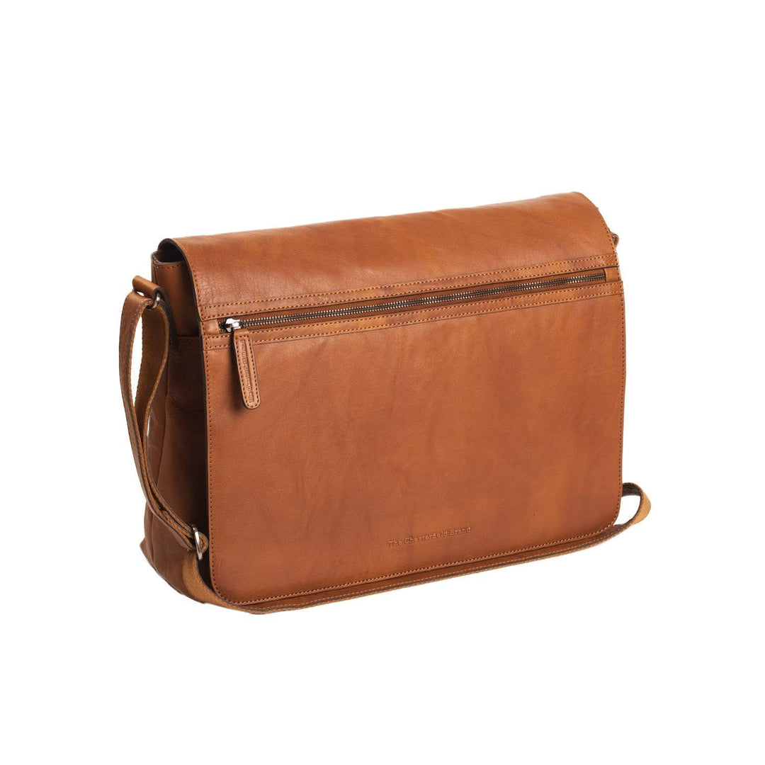 The Chesterfield Brand Leder Umhängetasche Cognac Marley Laptop 15" Zoll Laptopfach