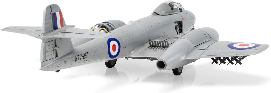 Airfix A09184 1/48 Gloster Meteor F8, KoreaKrieg Modellbausatz, Grau