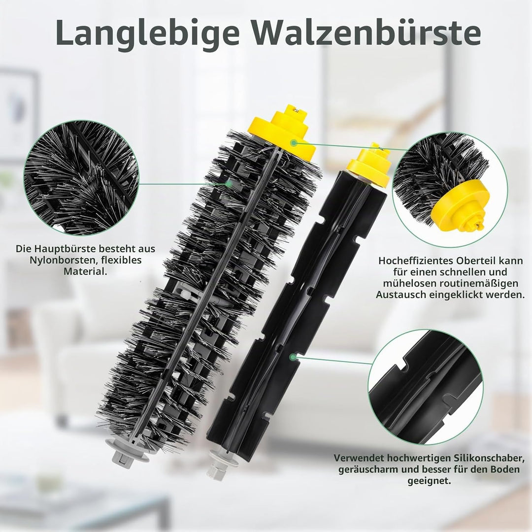 Isincer 14Pcs Ersatzteile für iRobot roomba 600 Serie 605 615 616 620 621 630 635 650 652 660 665 68