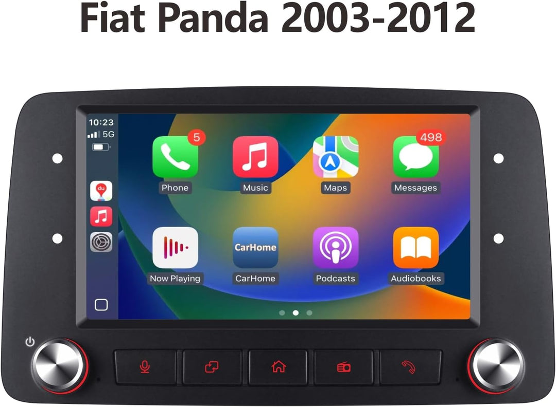 Autoradio Für FIAT Panda 169 (2003-2012) Mit Wireless Carplay Android Auto Mirror link,Autoradio Mit