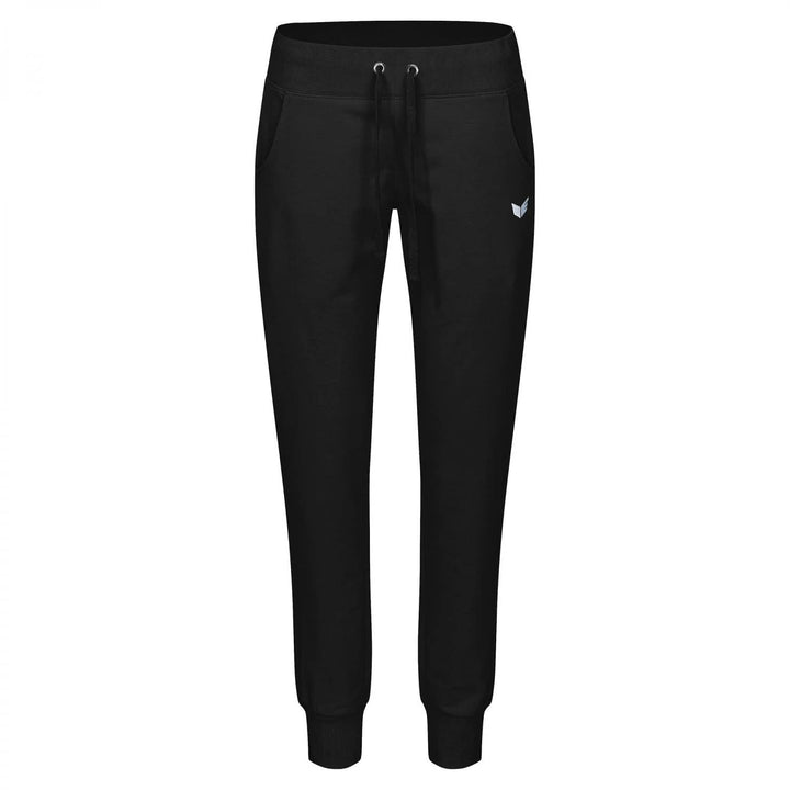 Erima Damen Trainingshose Sweatpants with Cuff 34 Schwarz, 34 Schwarz