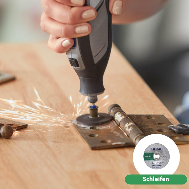 Dremel 8240 Akku-Rotationswerkzeug, 12V 3Ah Lithium-Ionen-Akku, Multifunktionswerkzeug Set mit 5 Zub