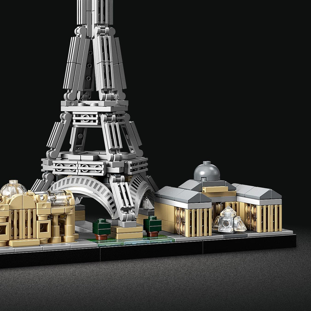 LEGO Architecture Paris, Modellbausatz mit Eiffelturm, Champs-Élysées und Louvre-Modell, Skyline-Kol