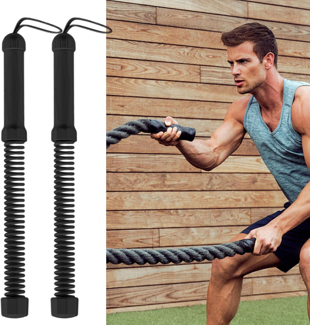 Generisch 2 Battle Ropes Ohne Seil, Seillose Kampfseile, Muskelaktivierung & Ganzkörpertraining Fitn