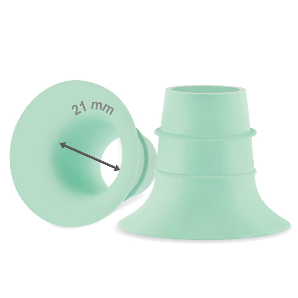 Maymom 21 mm Flanscheinsatz, kompatibel mit Elvie Single/Double Electric, Elvie Stride Flansch (24 m