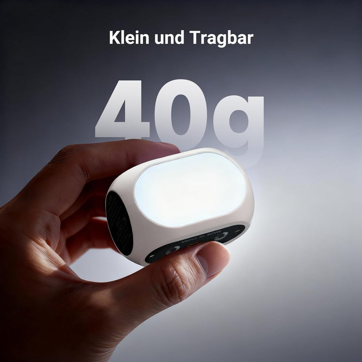 NEEWER BASICS Selfie Licht, magnetisches Handy Light mit Handyhalterung/Cold Shoe kompatibel mit DJI