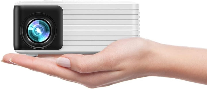 YOTON Mini Beamer, Projektor tragbarer 1080P Full HD, Y3 Heimkino Mini Projektor, kompatibel mit Sma
