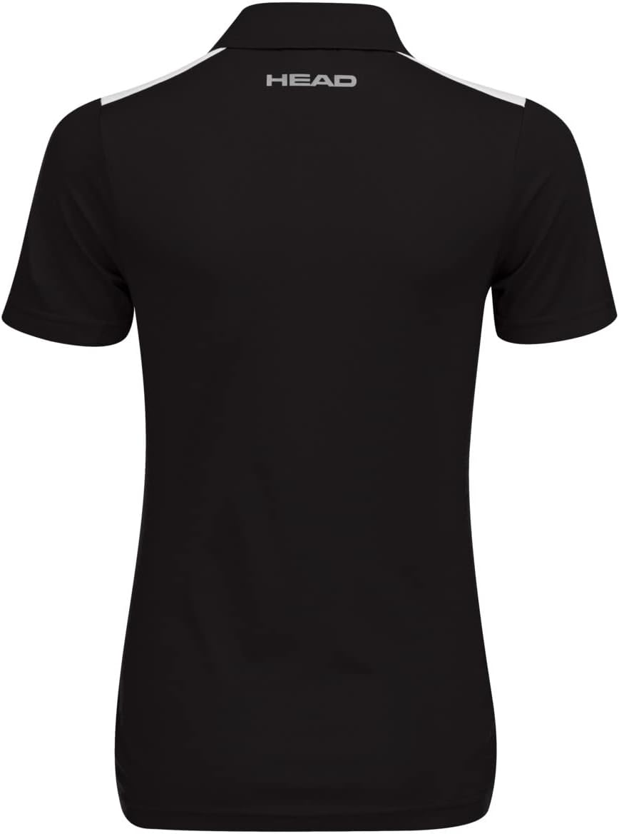 HEAD Damen Tennis-Shirt XS Schwarz, XS Schwarz