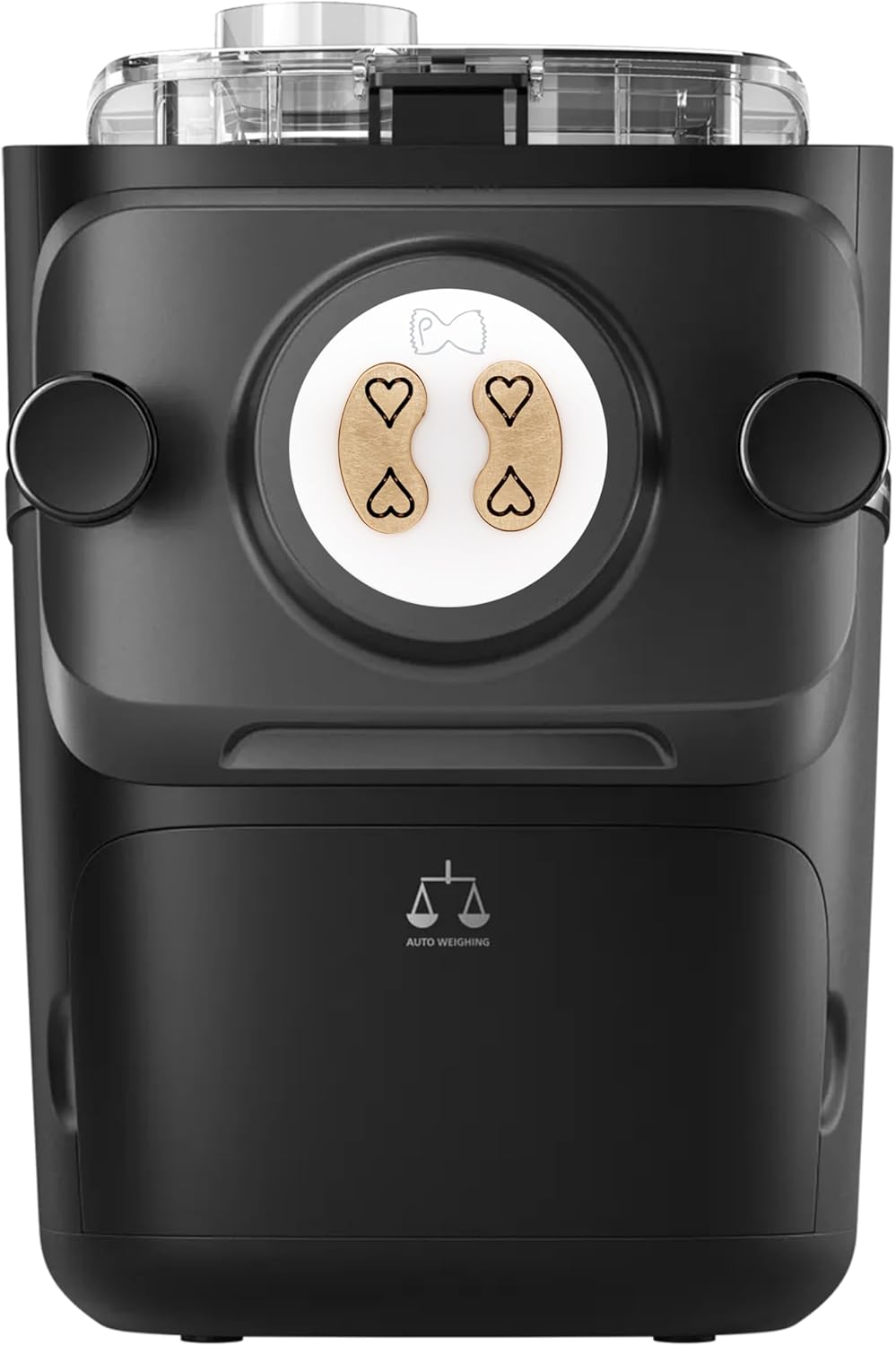 Pastidea - Matrize aus Bronze und POM Mini Herzen kompatibel mit Philips Pasta Maker Avance und Seri